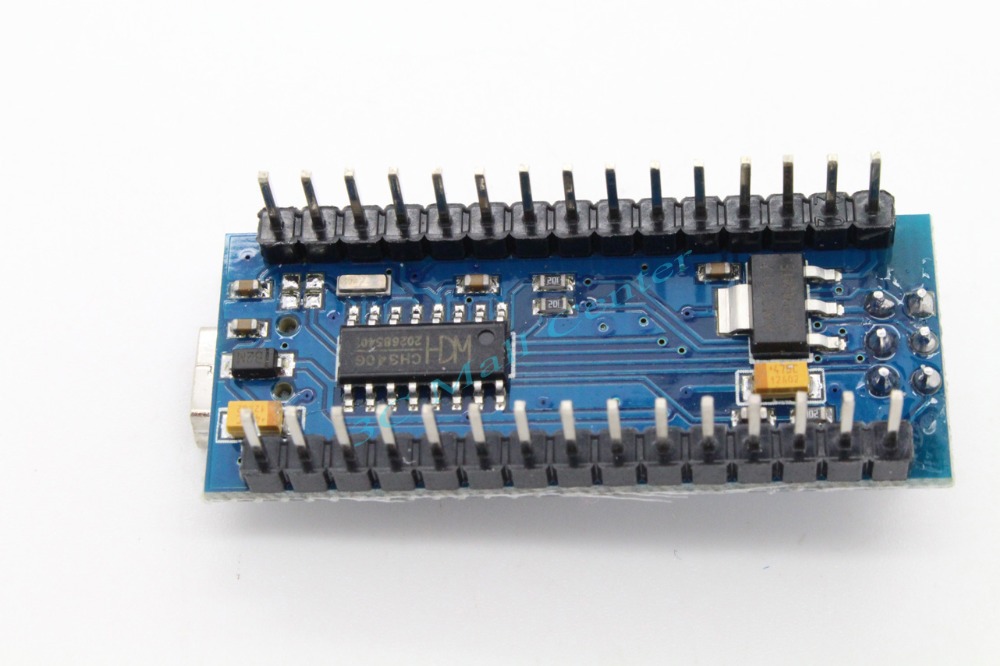 Arduino Nano 3.0 Mini USB (ไม่มีสายUSB )รุ่นใหม่ใช้ชิฟ CH340G แบบบัดกรีขาแล้ว ไม่มีสาย Mini USB