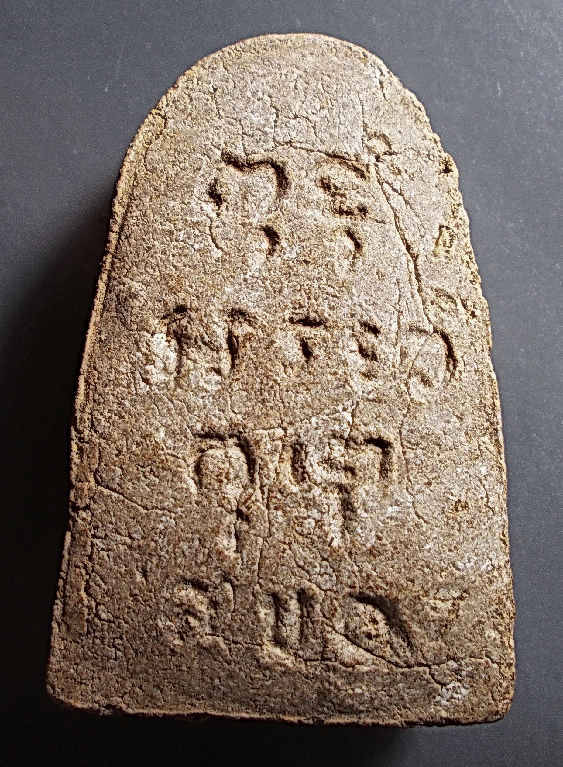 พระเนื้อว่านผสมชานหมากพ่อท่านคล้าย วัดสวนขัน สข.1 พิมพ์ใหญ่ ปี 2510