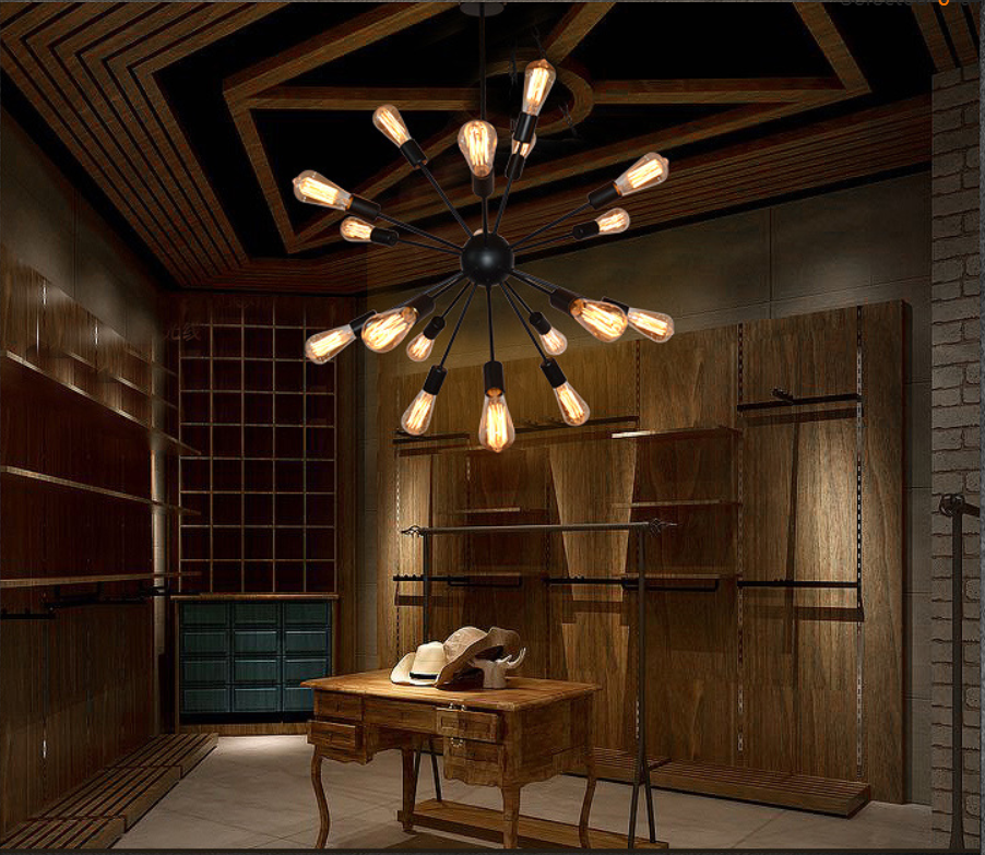 โคมไฟระย้าเหล็กทรง satellite (ดาวเทียม)