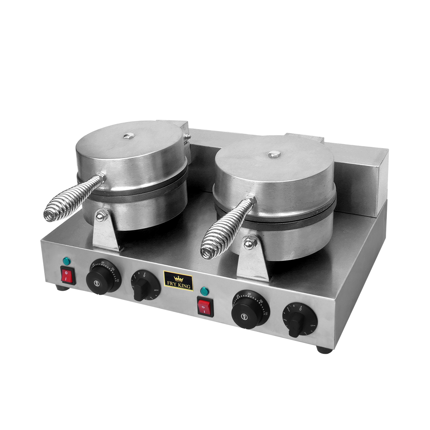 เตาทองม้วนไฟฟ้า 2 ถาด รุ่น FR-2 ยี่ห้อ FRY KING (เครื่องทำทองม้วนคู่)