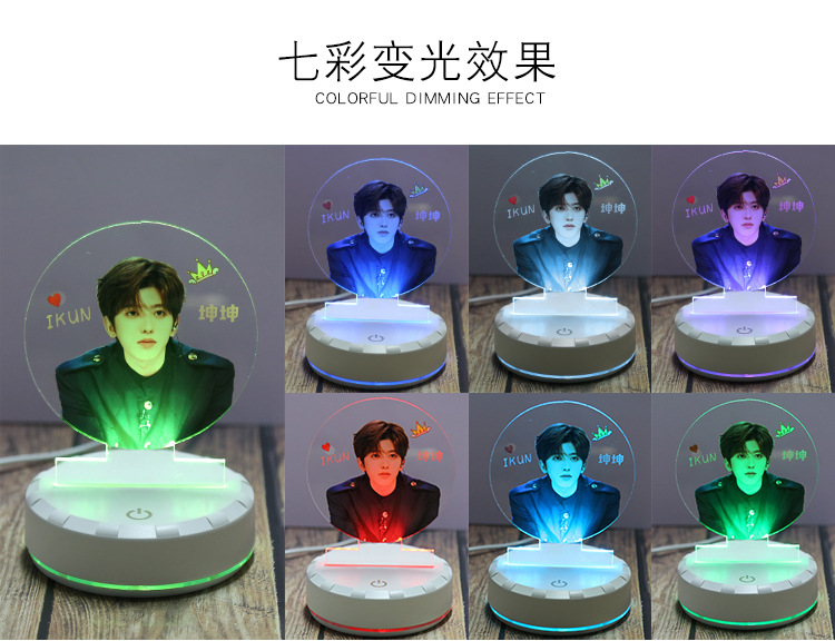 Pre - Acrylic มีไฟ LED ตั้งหัวเตียงฟินๆๆ