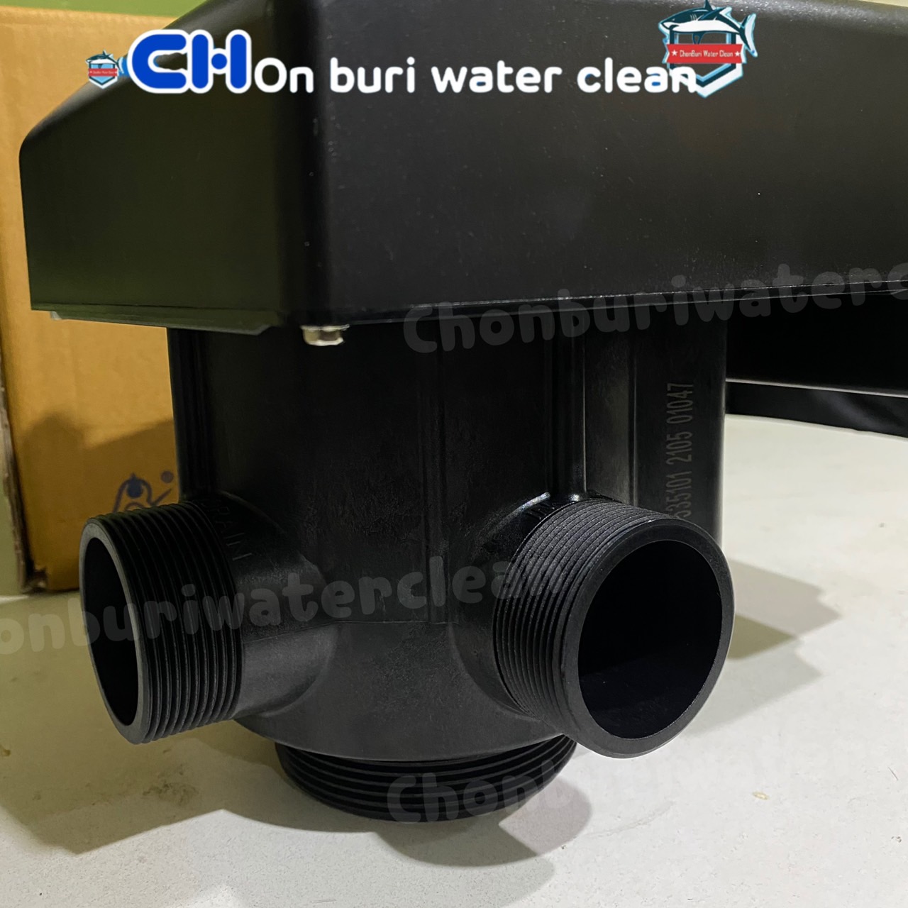 หัวออโต้วาล์วควบคุมถังกรองไฟเบอร์กลาสปากถัง เกลียว4นิ้ว