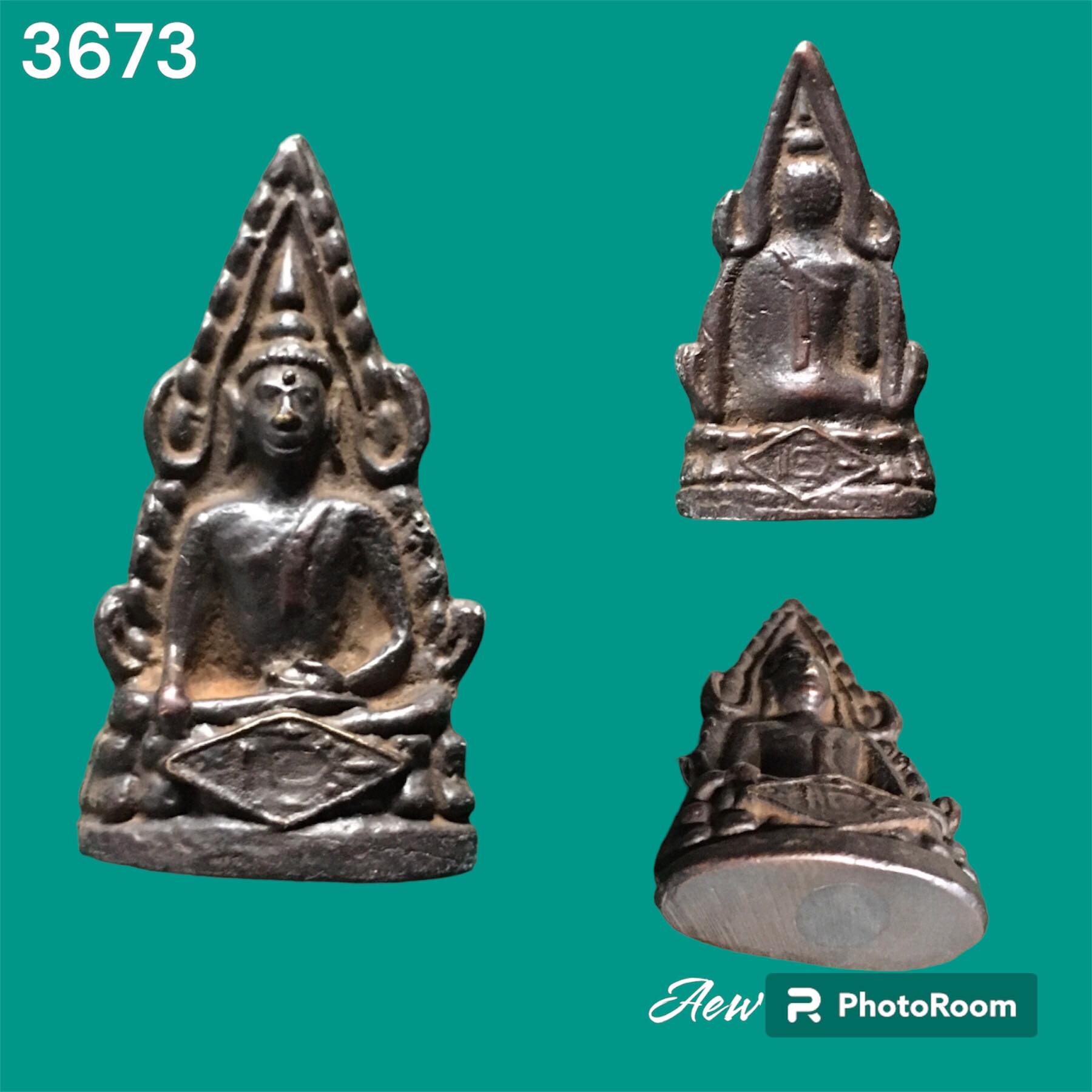 พระกริ่งพระพุทธชินราช หลวงปู่เผือก วัดกิ่งแก้ว สมุทรปราการ ปี 2485