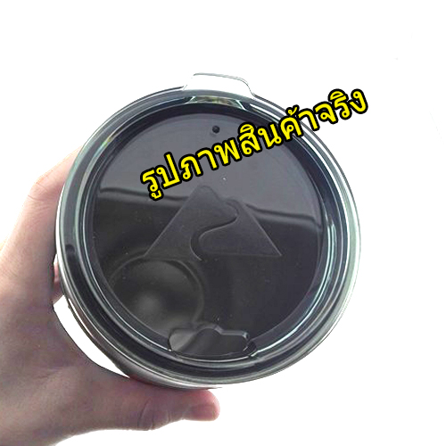 แก้วเก็บร้อนเย็น ozarktrail ของแท้ 100% คุณภาพเหมือน yeti ขนาด 30 Oz. สีกรม แถมหลอดแปรง