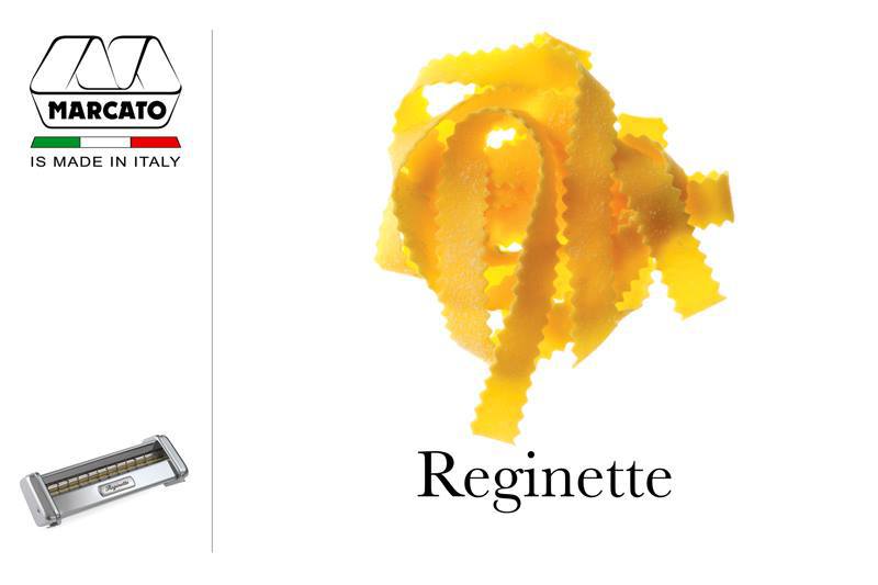 Marcato หัวตัดเส้น Reginette ขอบหยัก รับประกัน 2 ปี หากใช้ในครัวเรือน และ 1 ปี หากใช้ในเชิงพาณิชย์