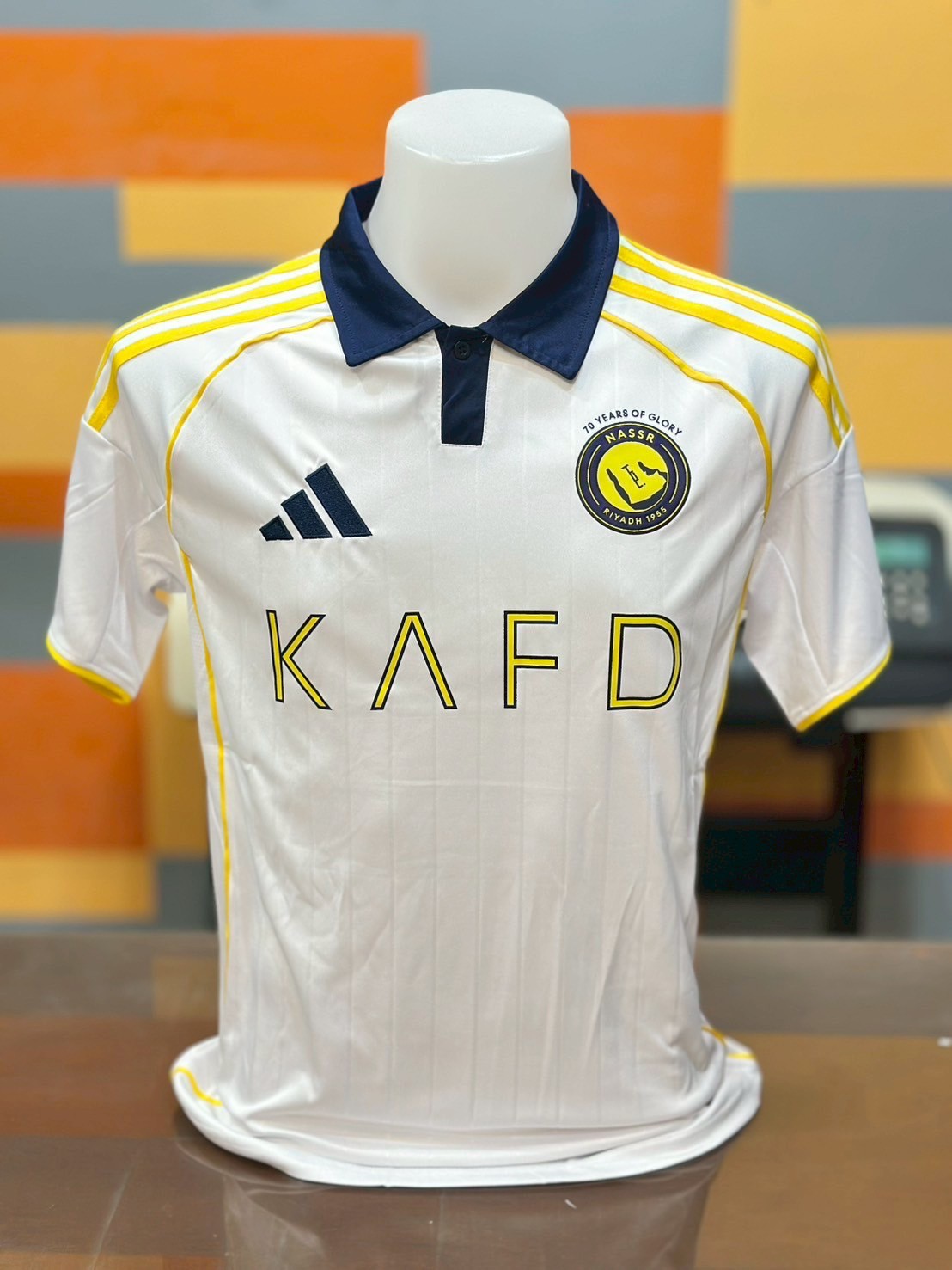 มาใหม่ เสื้อฟุตบอล แอล นาสเซอร์ สีขาว Fans Edition เกรดแฟนบอล 2025