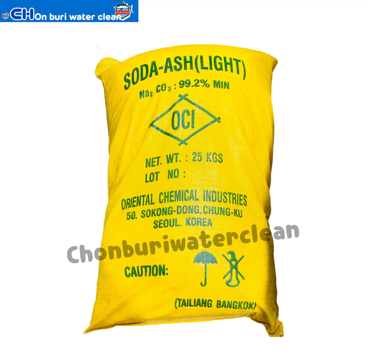Soda Ash (Light) โซดาแอซ ขนาด 25 Kgs.