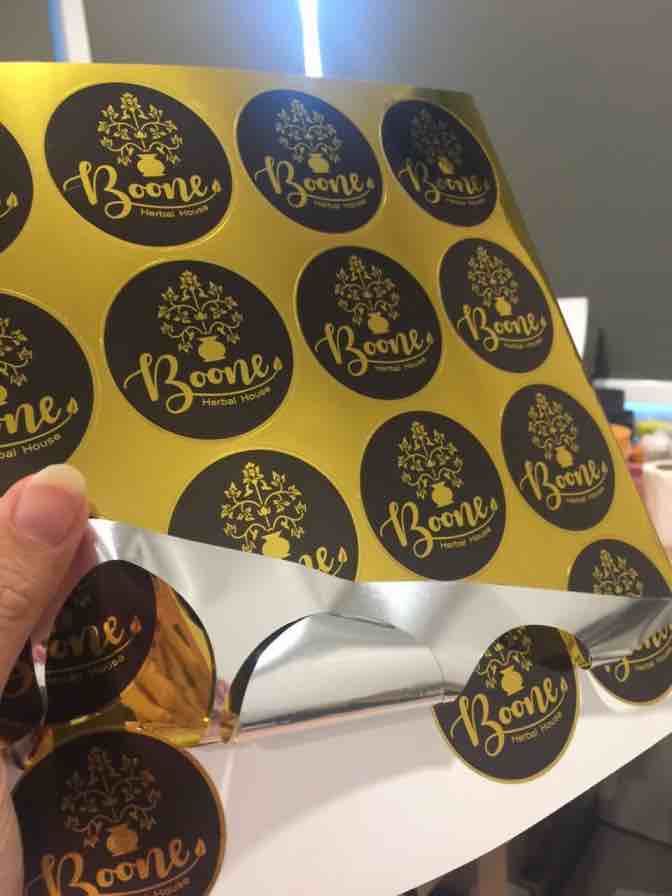 สติ๊กเกอร์ ฉลากสินค้าสำหรับการผลิตจำนวนมาก, สายการผลิต, โรงงาน