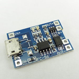 Micro USB 5 โวลต์ 1A แบตเตอรี่โมดูลชาร์จชาร์จ