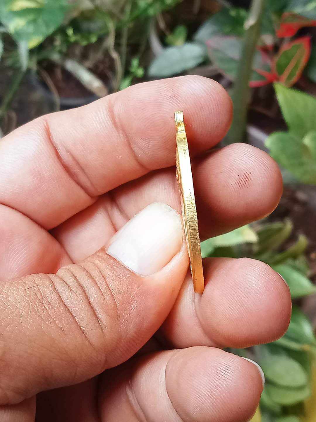 เหรียญอายุยืน หลวงพ่อคูณ ปริสุทโธ รุ่นพิเศษ วัดบ้านไร่ จ.นครราชสีมา เนื้อทองทิพย์ ปี2553