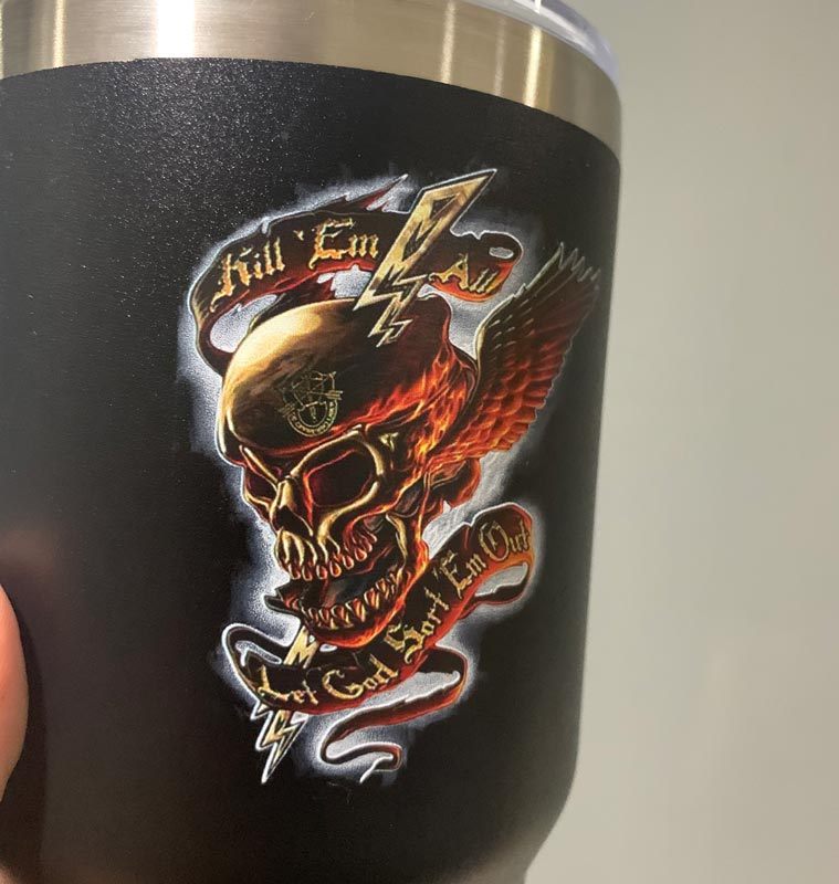 แก้วเก็บความเย็นตกแต่งภาพ