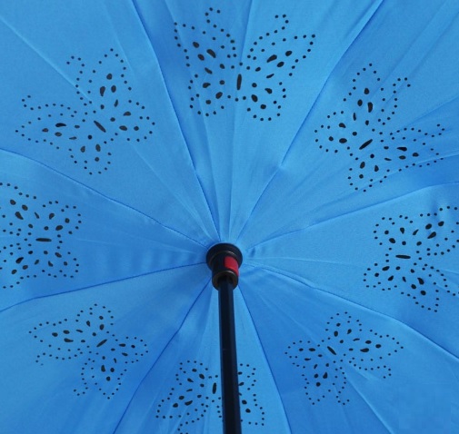 ร่มกลับด้าน สีฟ้า (คละสี)