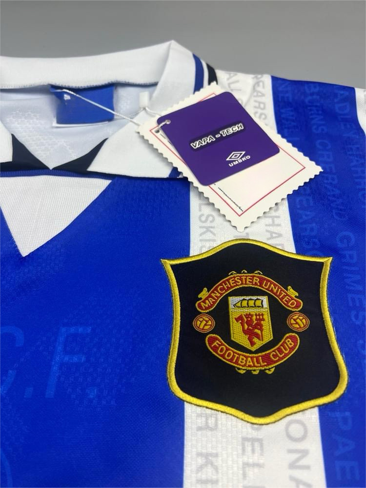 Retro เสื้อฟุตบอลย้อนยุค แมนยู 3rd Third เยือนสาม 1994/96