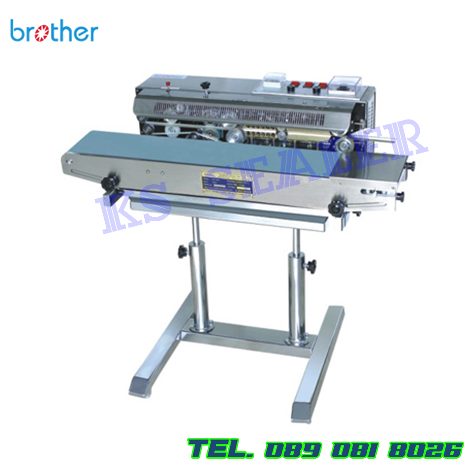 FRD-1000LD BROTHER เครื่องซีลสายพานต่อเนื่องแนวนอน ล้อเลื่อน พิมพ์วันที่