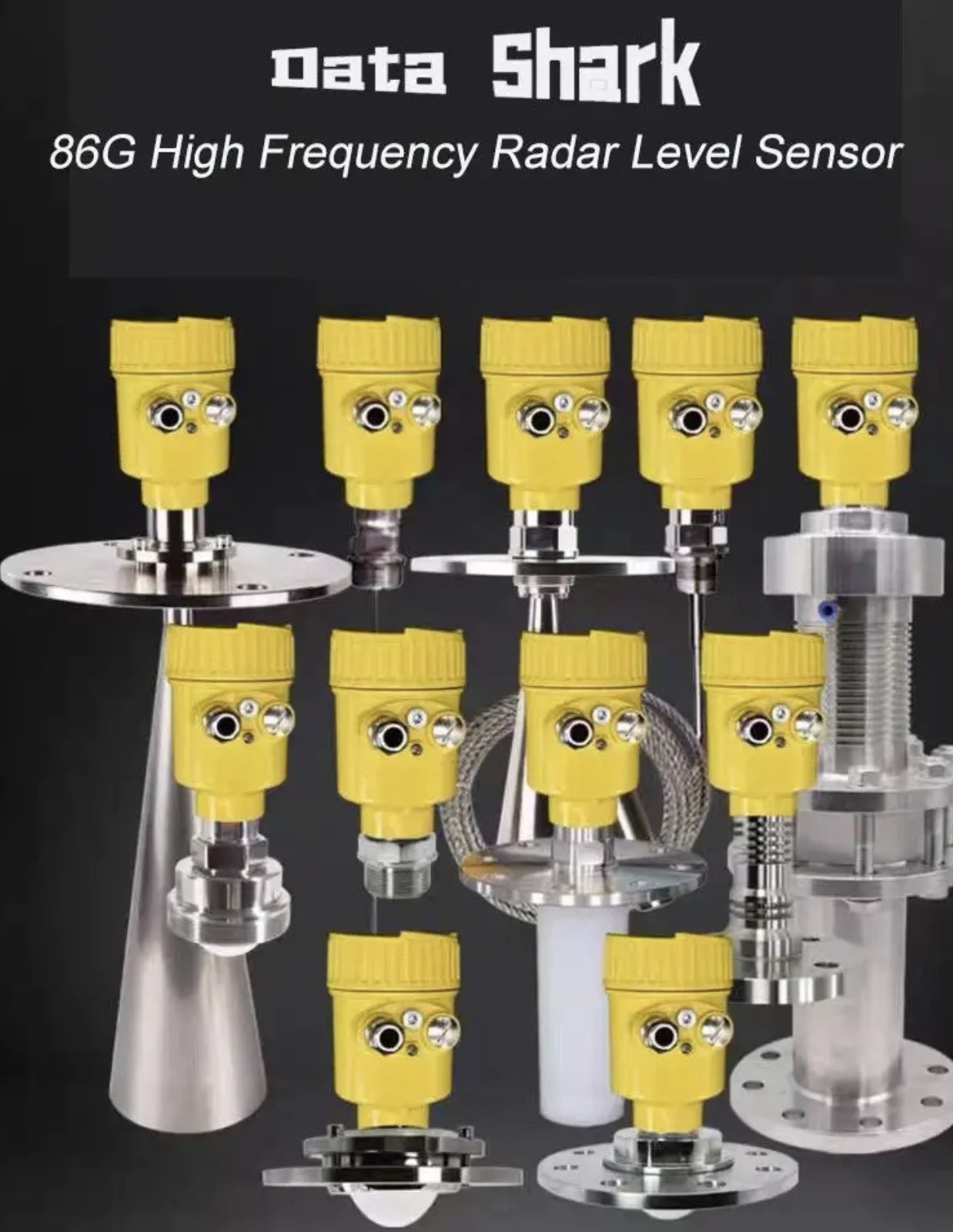 Radar level meter Anti corrosion 80ghz เครื่องวัดระดับน้ำในแม่น้ำ
