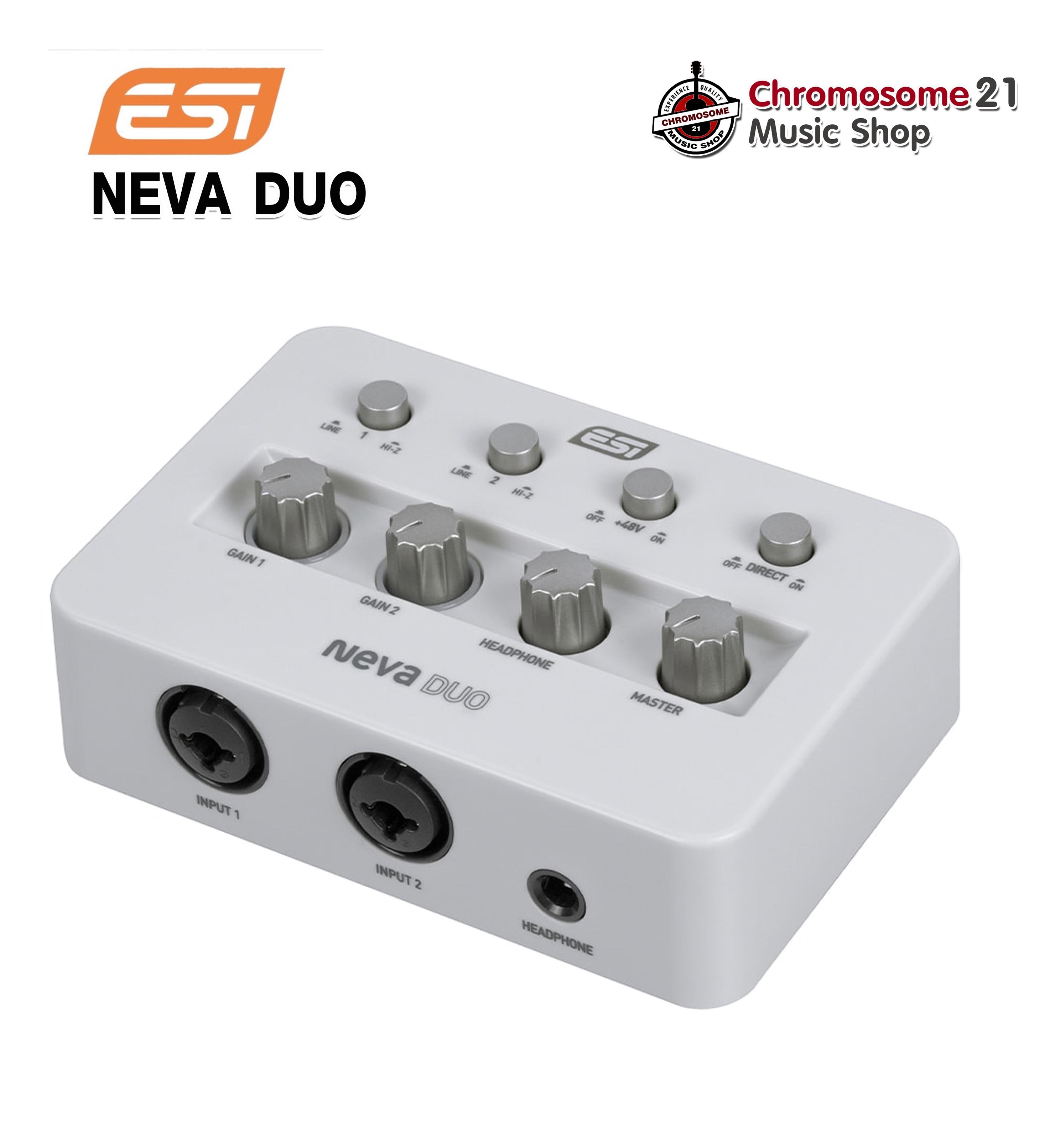 ออดิโออินเตอร์เฟส ESI Neva Duo USB Audio Interface