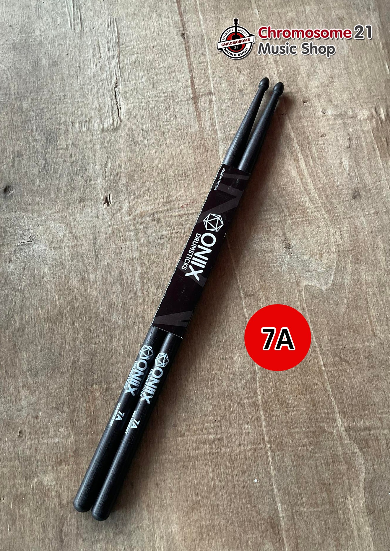 ไม้กลอง ONIIX By Zildjian 7A ไม้ Hickory MADE IN USA