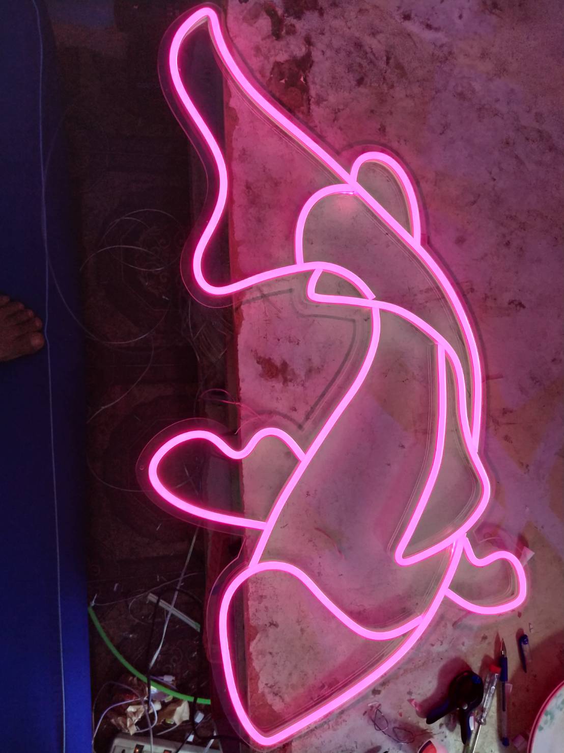 ป้ายไฟ neon flex ร้านอาหารสัตว์งานเกษตรแฟร์