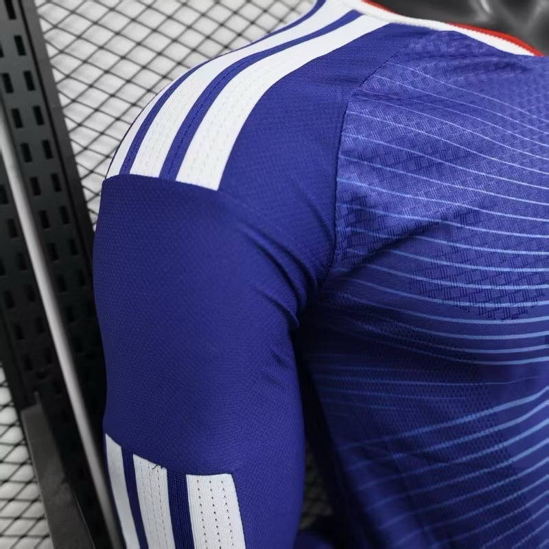 2026-27 เสื้อทีมชาติญี่ปุ่น เเขนยาว สีน้ำเงิน สำหรับผู้ชาย Player Edition เกรดนักเตะ Size S-2XL