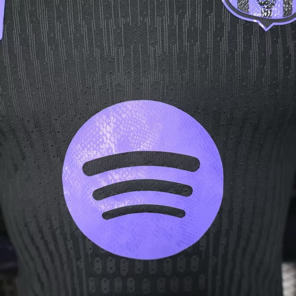 2025-26 เสื้อฟุตบอลบาซ่า สีดำ สำหรับผู้ชาย Player Edition เกรดนักเตะ Size S-2XL