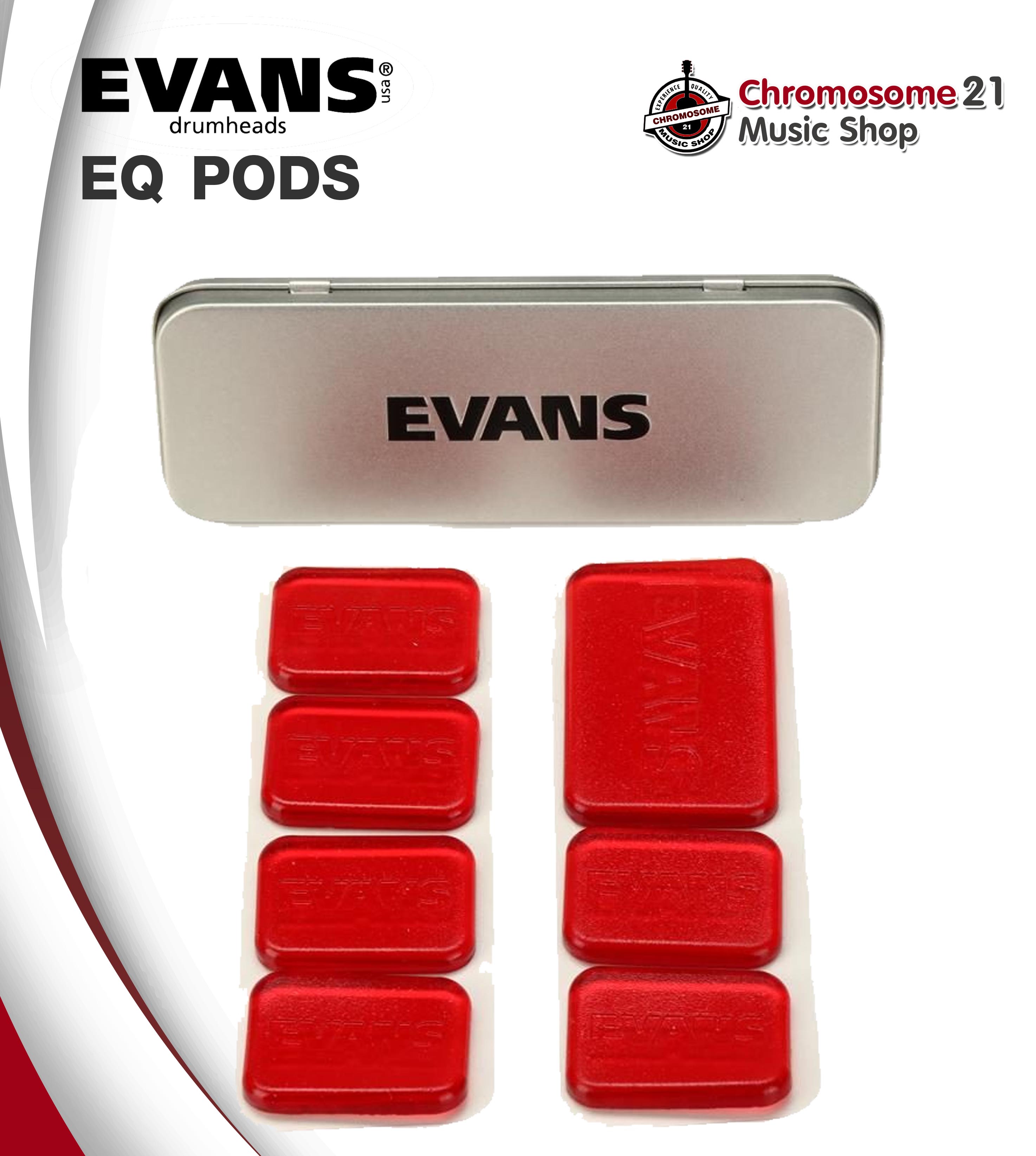 เจลติด หนังกลอง มิวเสียง EVANS รุ่น EQ PAD Dampling moon gel