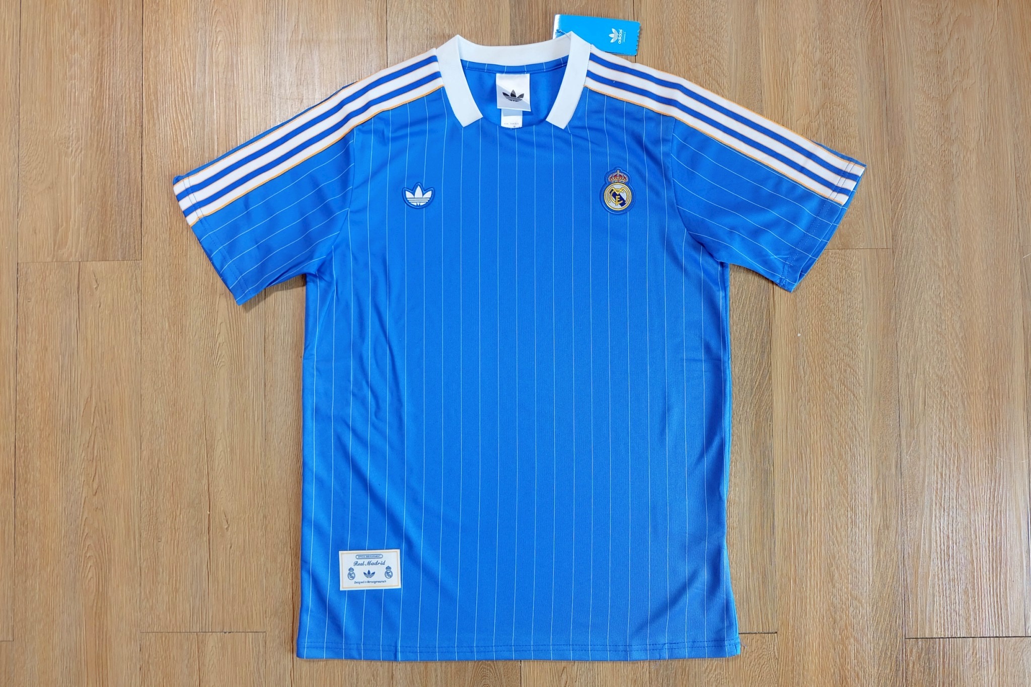 เสื้อฟุตบอล Terrace Icons ปี 2025/26 สโมสรเรอัล มาดริด สีน้ำเงิน เกรดแฟนบอล พรีเมี่ยม💯