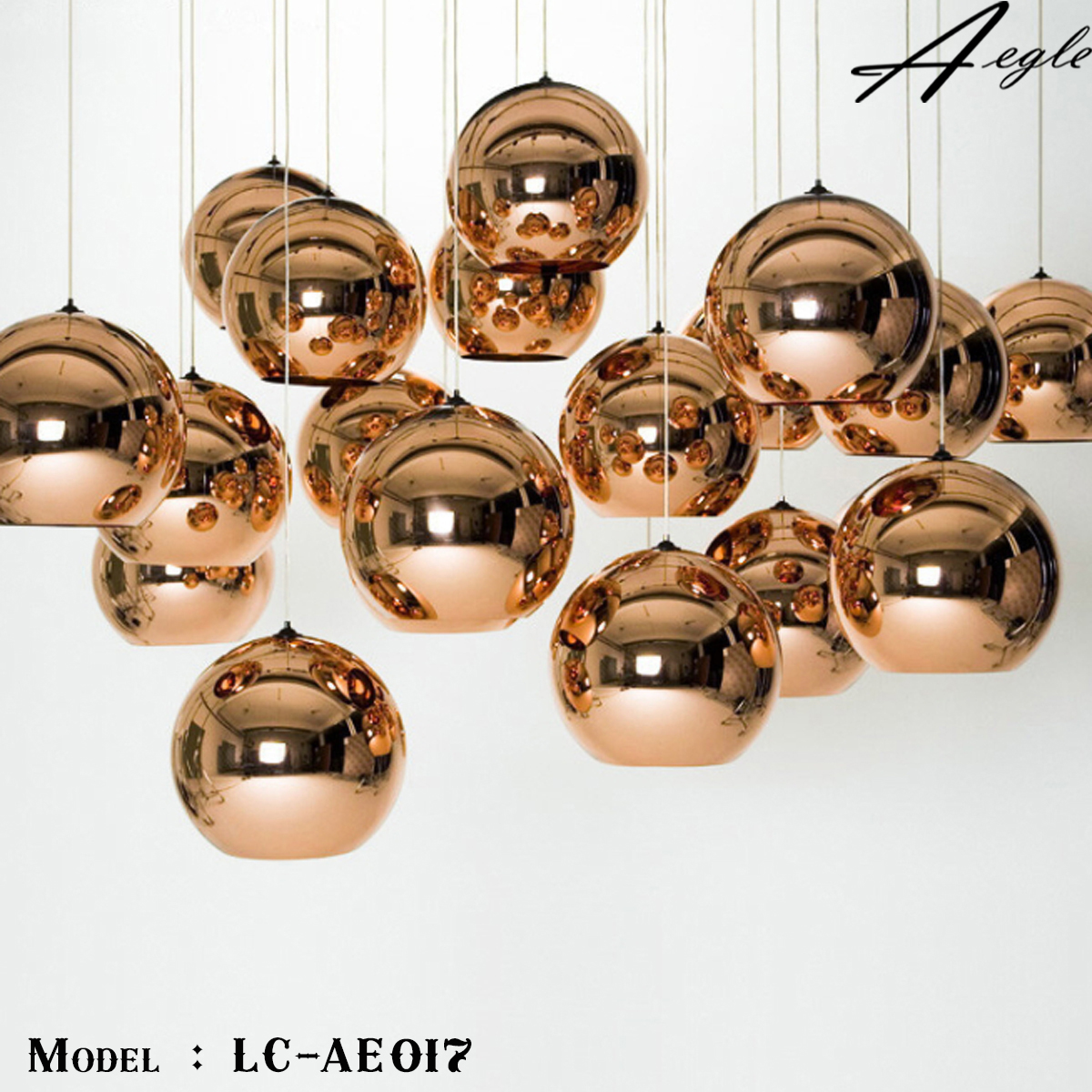 โคมไฟห้อยเพดานทรงกลม Modern Luxury