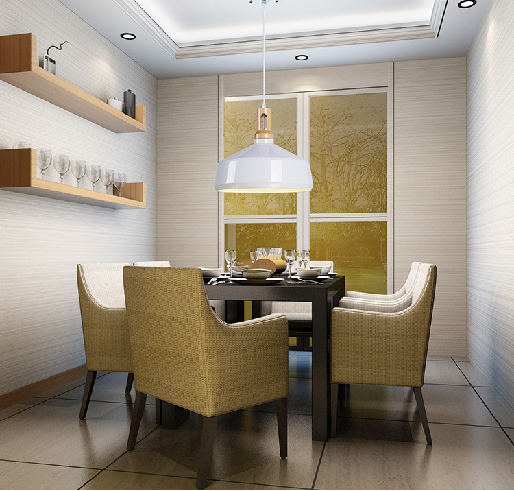 โคมไฟห้อยเพดานนอร์ดิกหัวไม้