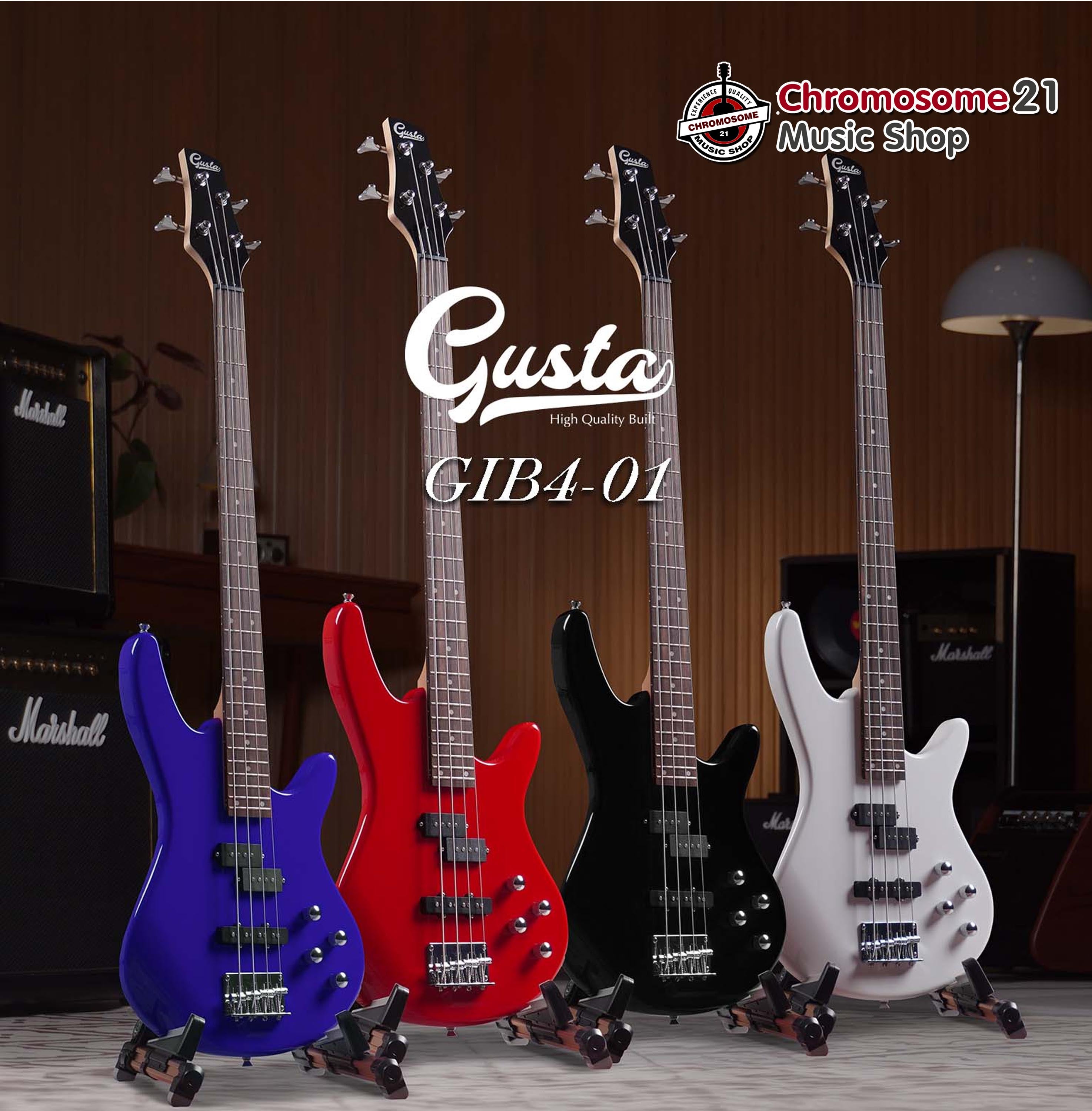 เบส 4 สาย Gusta GIB4-01