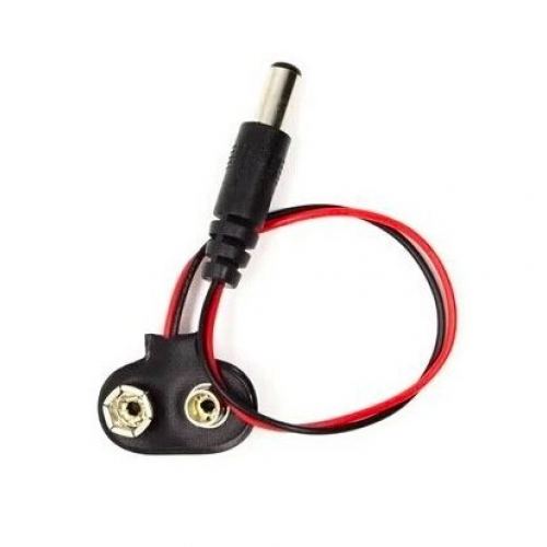 แจ๊กขั้วถ่าน 9 โวลต์ 9v 5.5x2.1mm สำหรับ Ardiuno