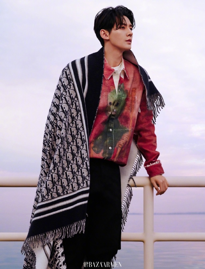 Pre - นิตยสาร Bazaar Men เติ้งเหวย DengWei 2024 เดือน 1