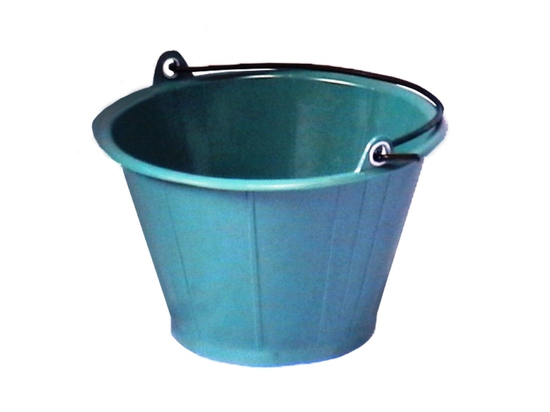 ถังปูน pvc หูเหล็กสีฟ้า