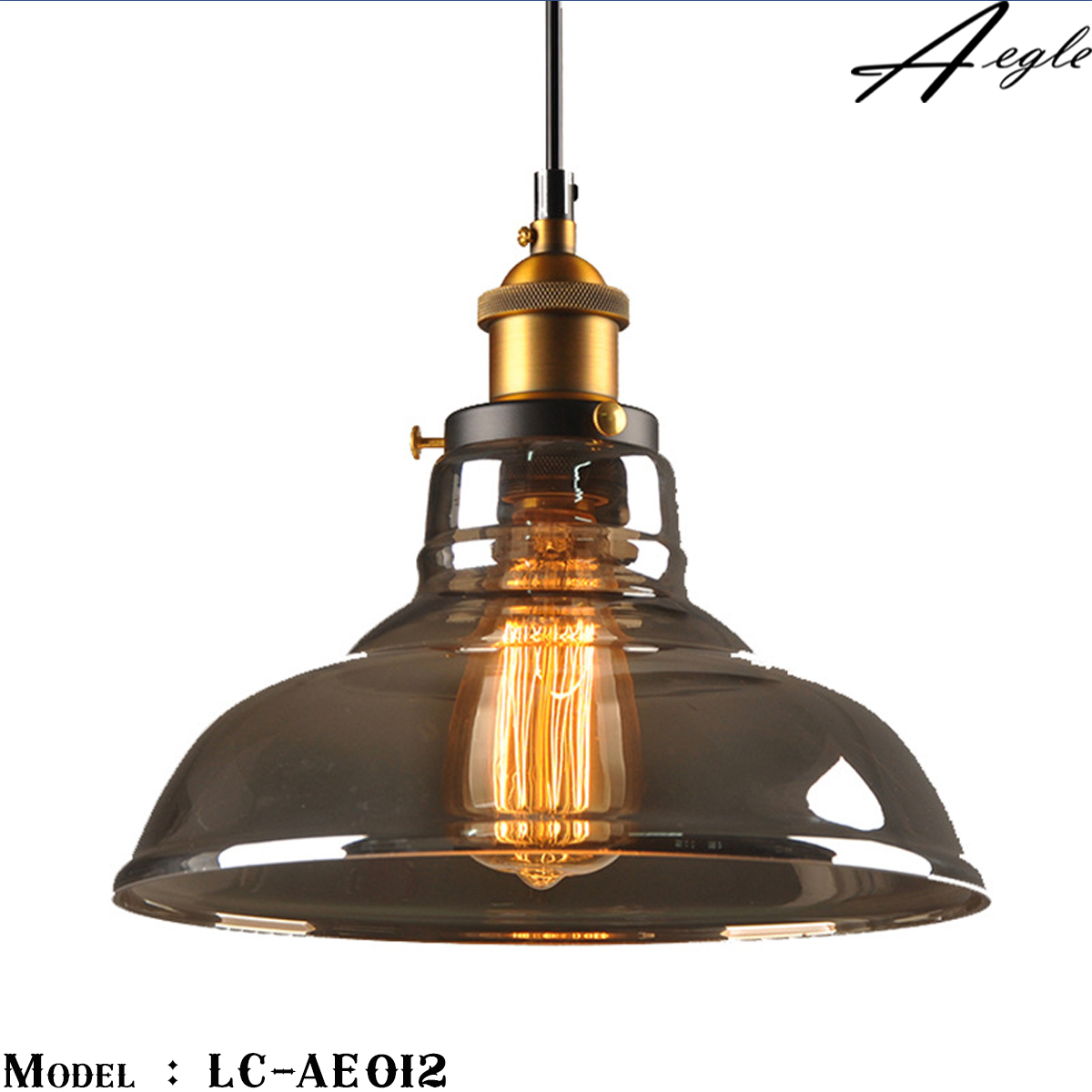 โคมไฟห้อยเพดาน Smoke gray