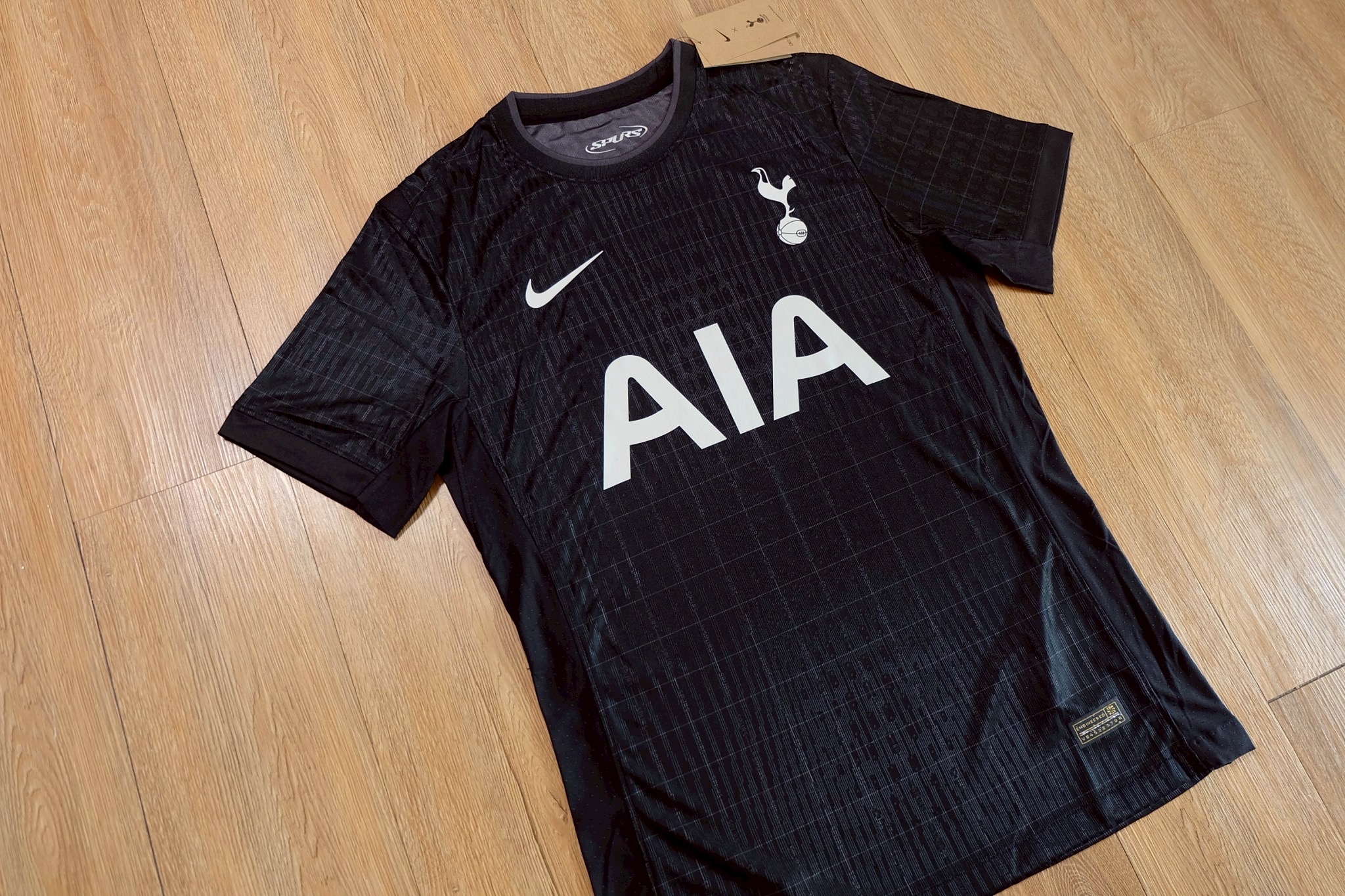 2025-26 เสื้อฟุตบอลสเปอร์ สีดำ สำหรับผู้ชาย Player Edition เกรดนักเตะ Size S-2XL