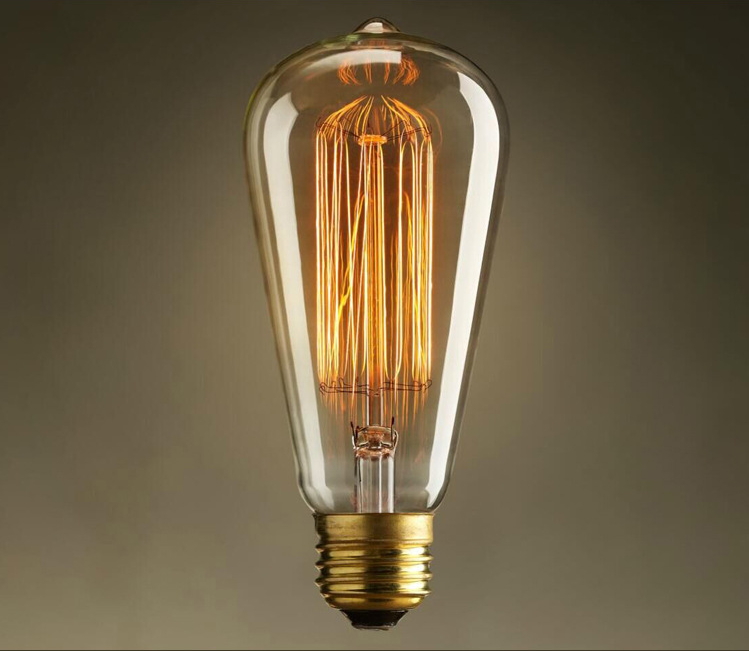 หลอดไฟวินเทจ Edison รุ่น ST64-40 watt