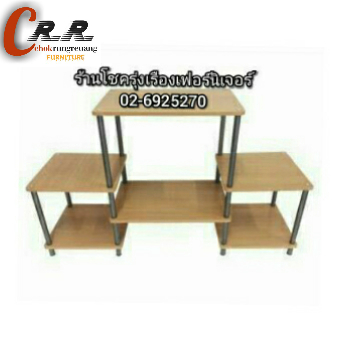 ชั้นทีวี ชั้นวางทีวี (เสาเหล็กมี6ชั้น)