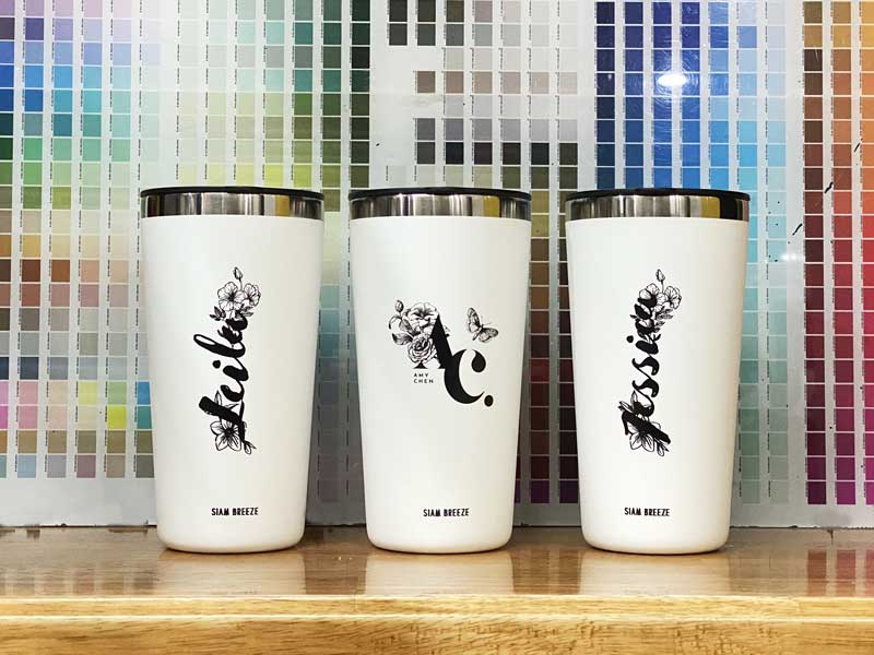 พิมพ์แก้ว Hydro flask, สกรีนแก้ว Hydro flask, print แก้ว Hydro flask, print hydro flask