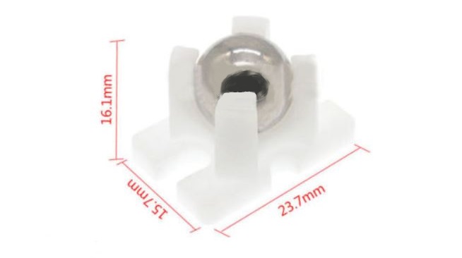 Mini vacuum steel ball wheel Ball Wheel mini mbot N20 ล้อลากแบบลูกบอล