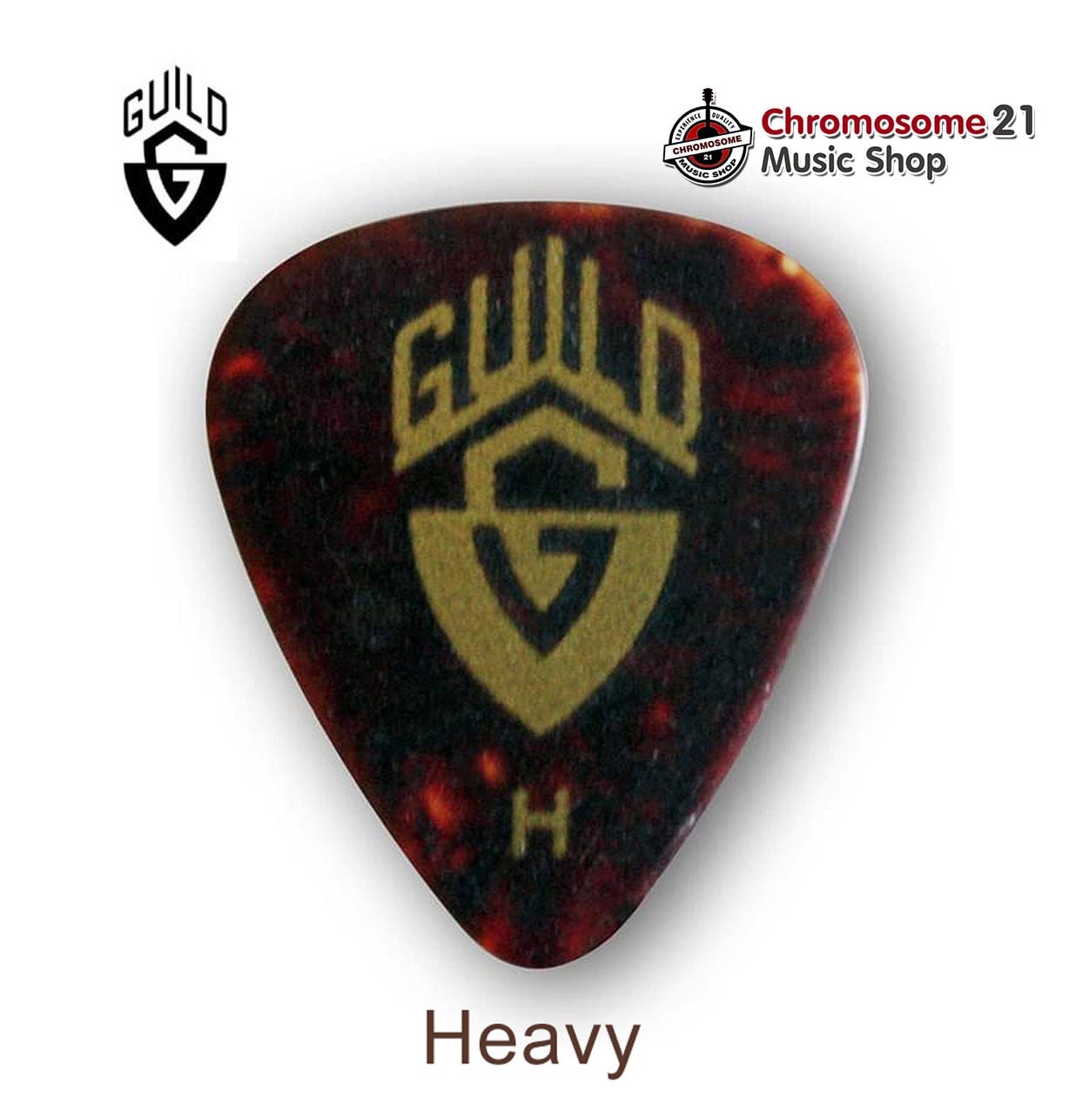 ปิ๊ก Guild Celluloid ขนาด Heavy วัสดุทำจาก Celluloid