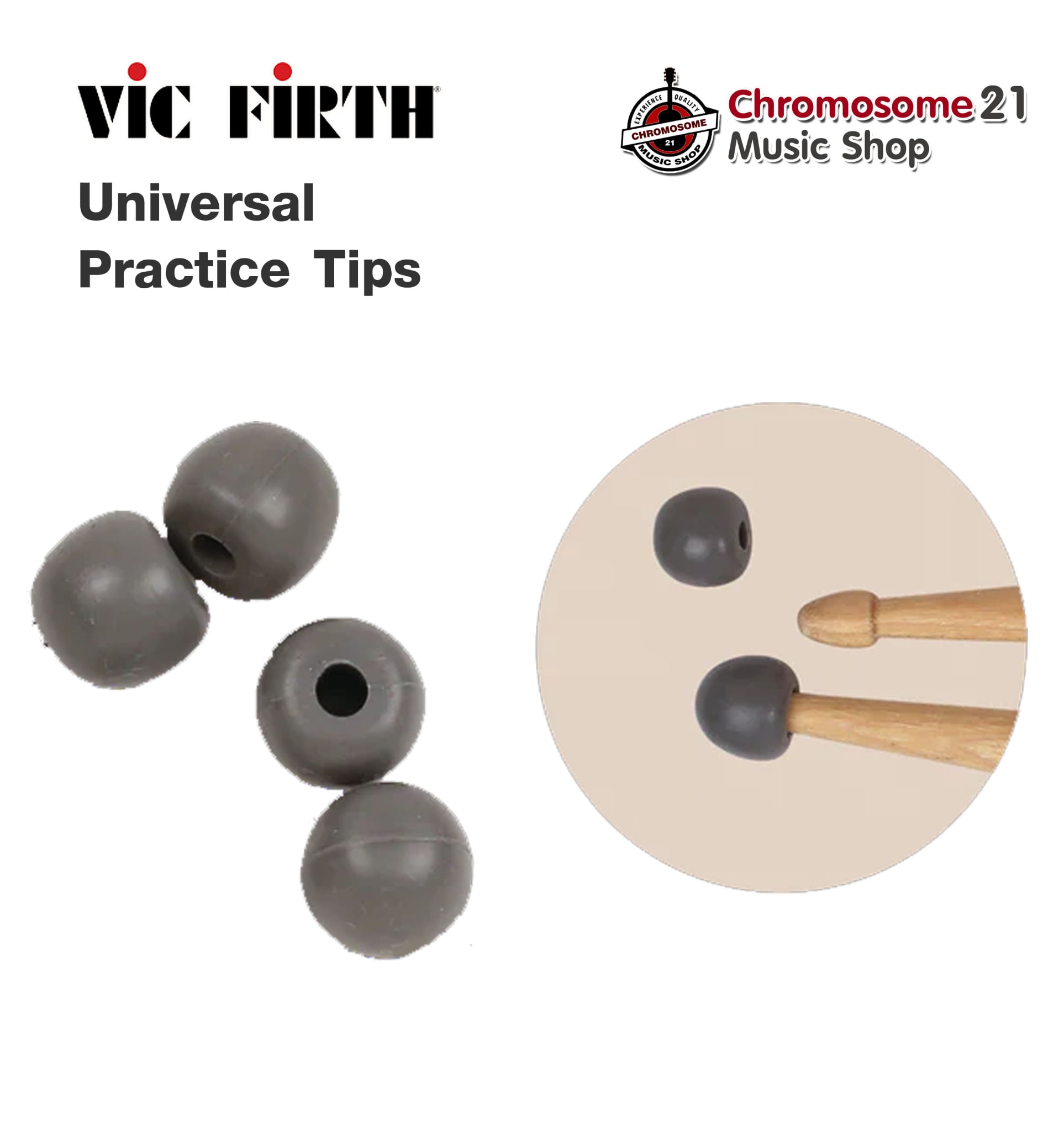 ยางใส่หัวไม้กลอง Vic Firth รุ่น UPT