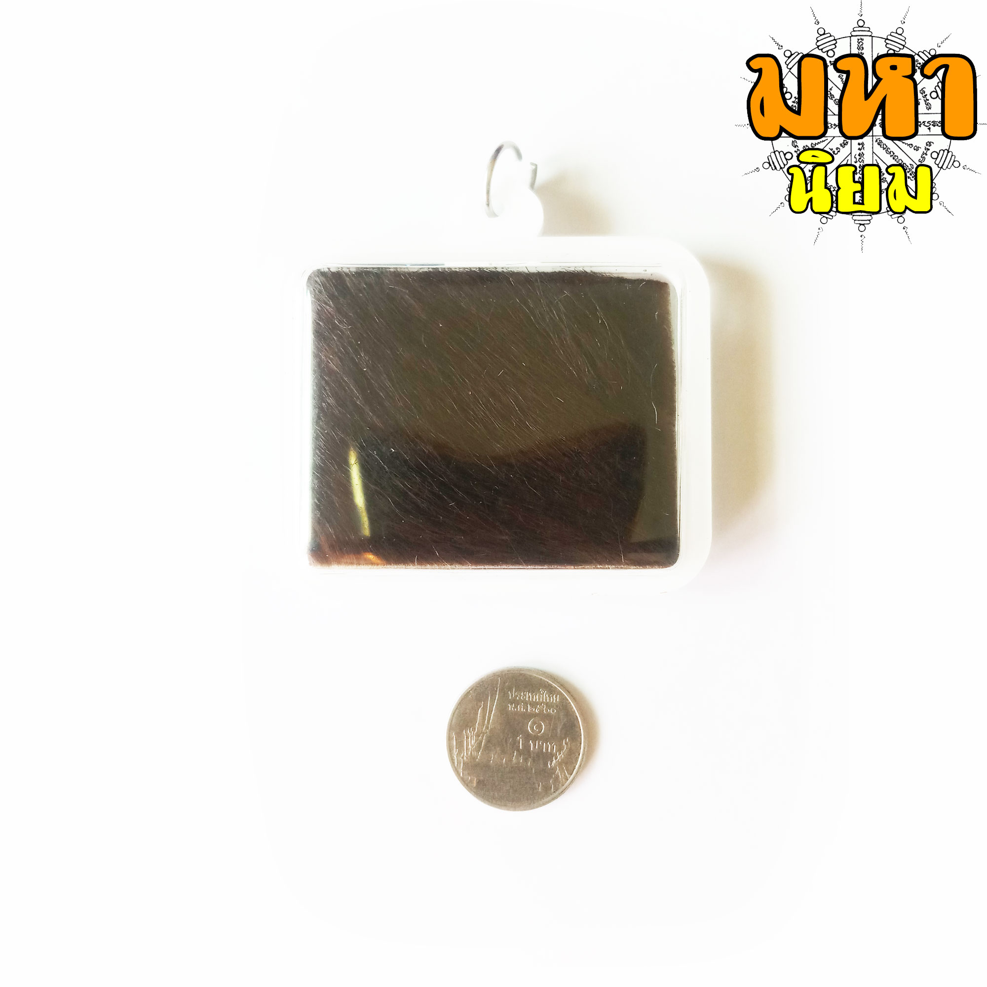 แผ่นหนังเสือ (เสือไฟ) ลงหมึกจารกำกับ ลายเสือเผ่น หลวงพ่อเปิ่น วัดบางพระ จ.นครปฐม เลี่ยมกรอบอย่างดี