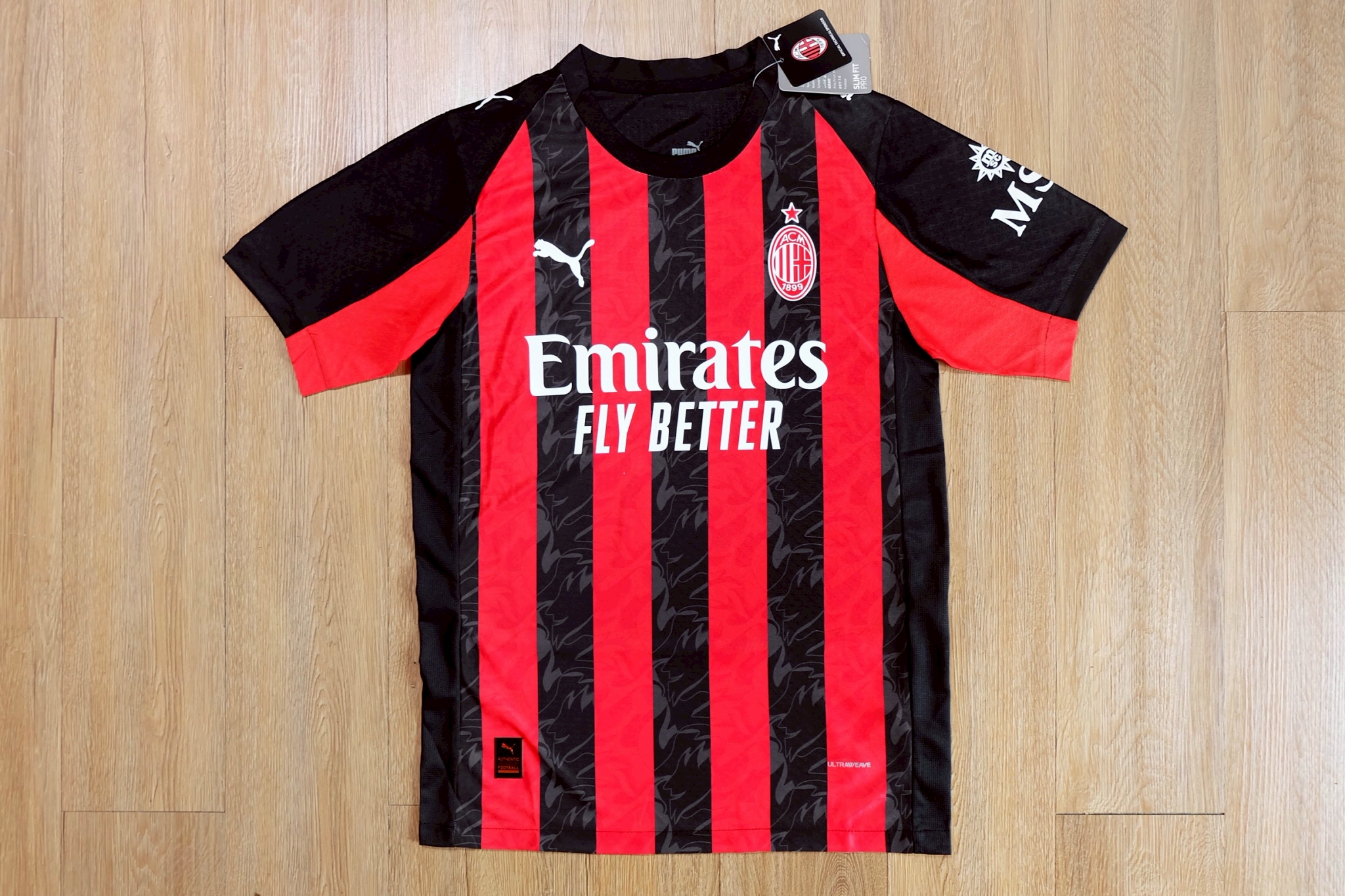 เสื้อฟุตบอล เอซี มิลาน เหย้า สีดำเเดง Player Edition เกรดนักเตะ 2026