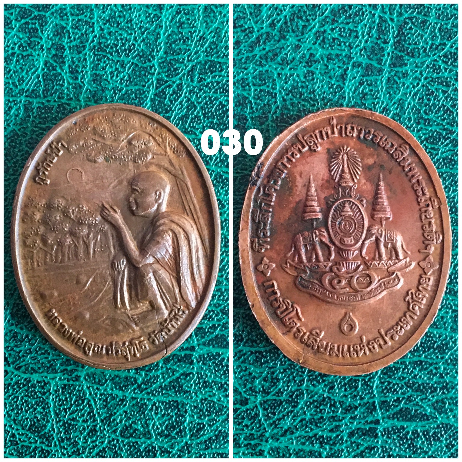 เหรียญที่ระลึกปลุกป่าหลวงพ่อคูณ วัดบ้านไร่