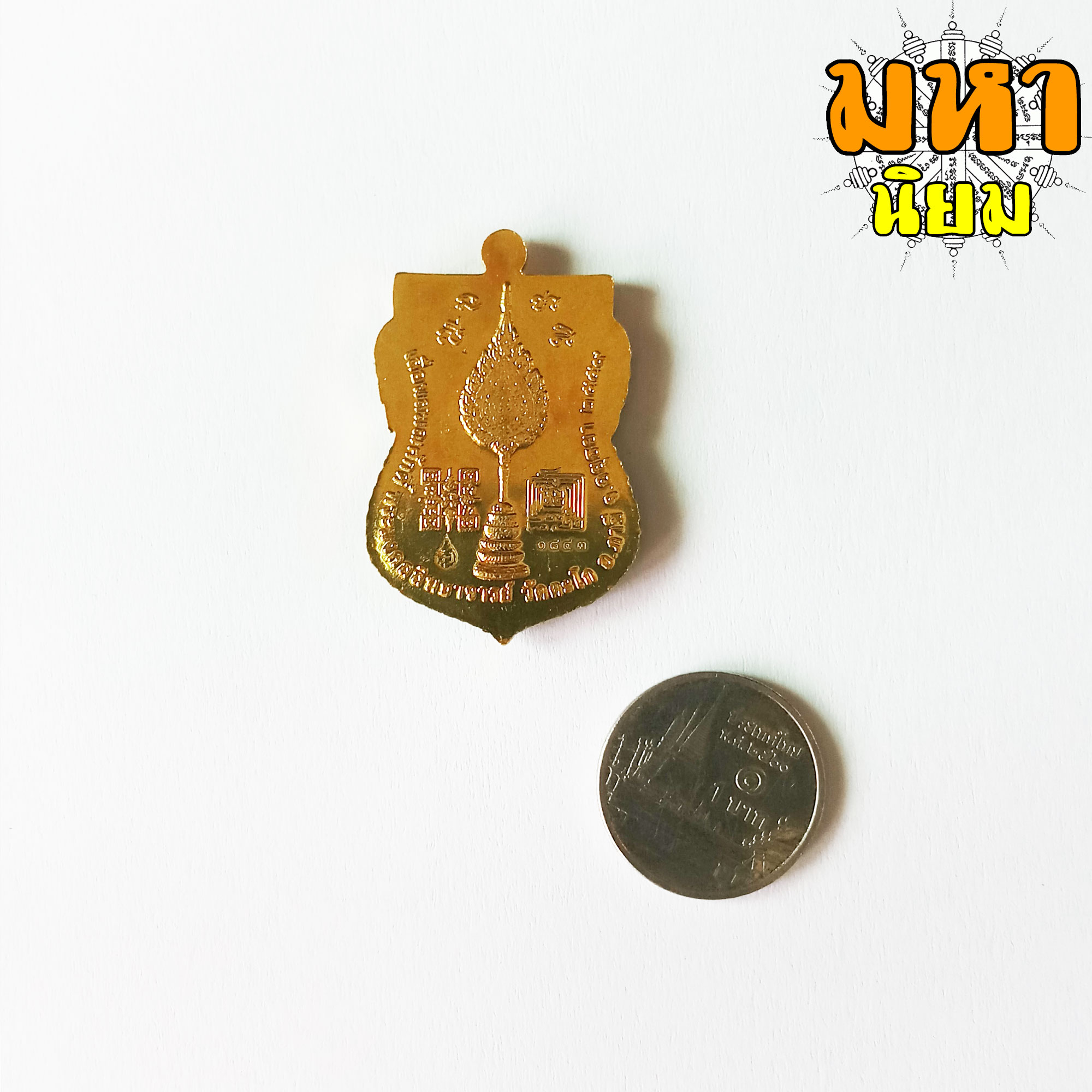 เหรียญเลื่อน หลวงพ่อรวย ปาสาทิโก วัดตะโก จ.อยุธยา พร้อมกล่อง