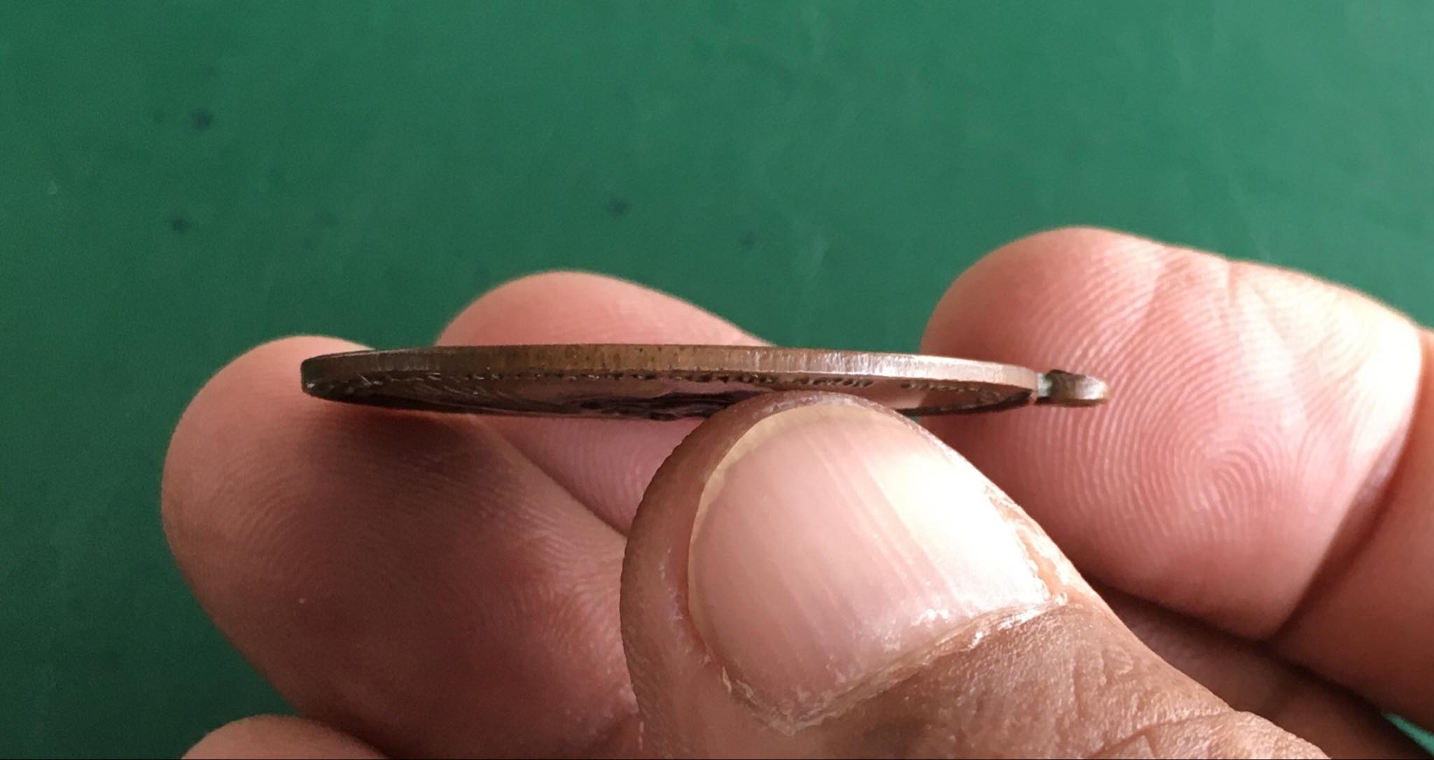 เหรียญพระอาจารย์นำ หลัง ภปร. วัดดอนศาลา จ.พัทลุง ปี2520