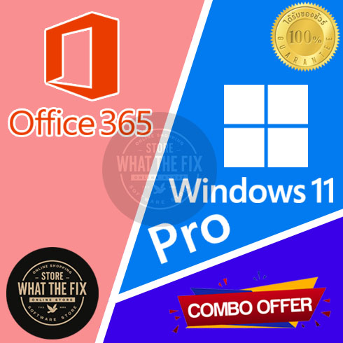 (Combo) Windows 11 Pro + Office 365 (Activate License Online Update Lifetime)