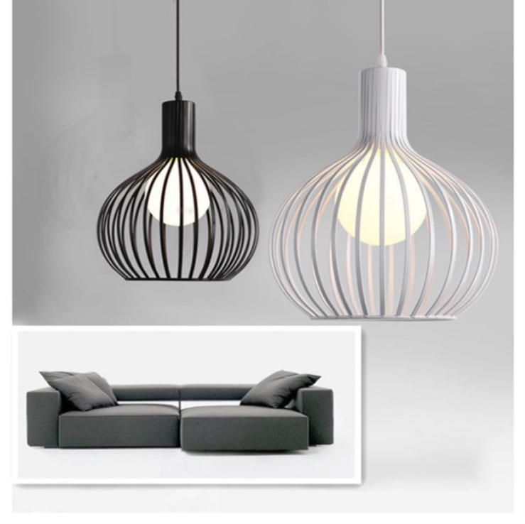 โคมไฟเหล็กดัดโมเดิร์นทรงกลม