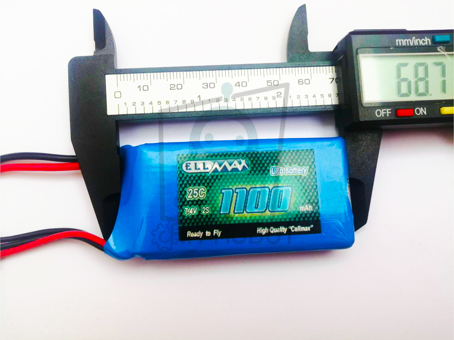 Li-Po Battery 7.4v 1100mah 25c