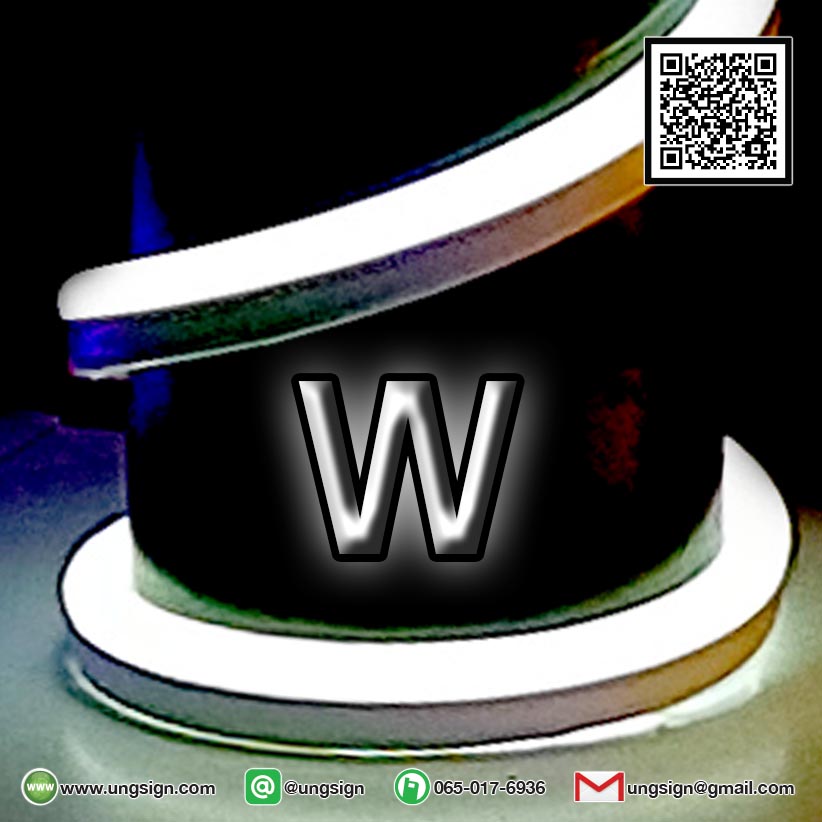 ไฟนีออนเฟรค สีต่างๆ Neon Flex ทำป้ายได้หลากหลายสี