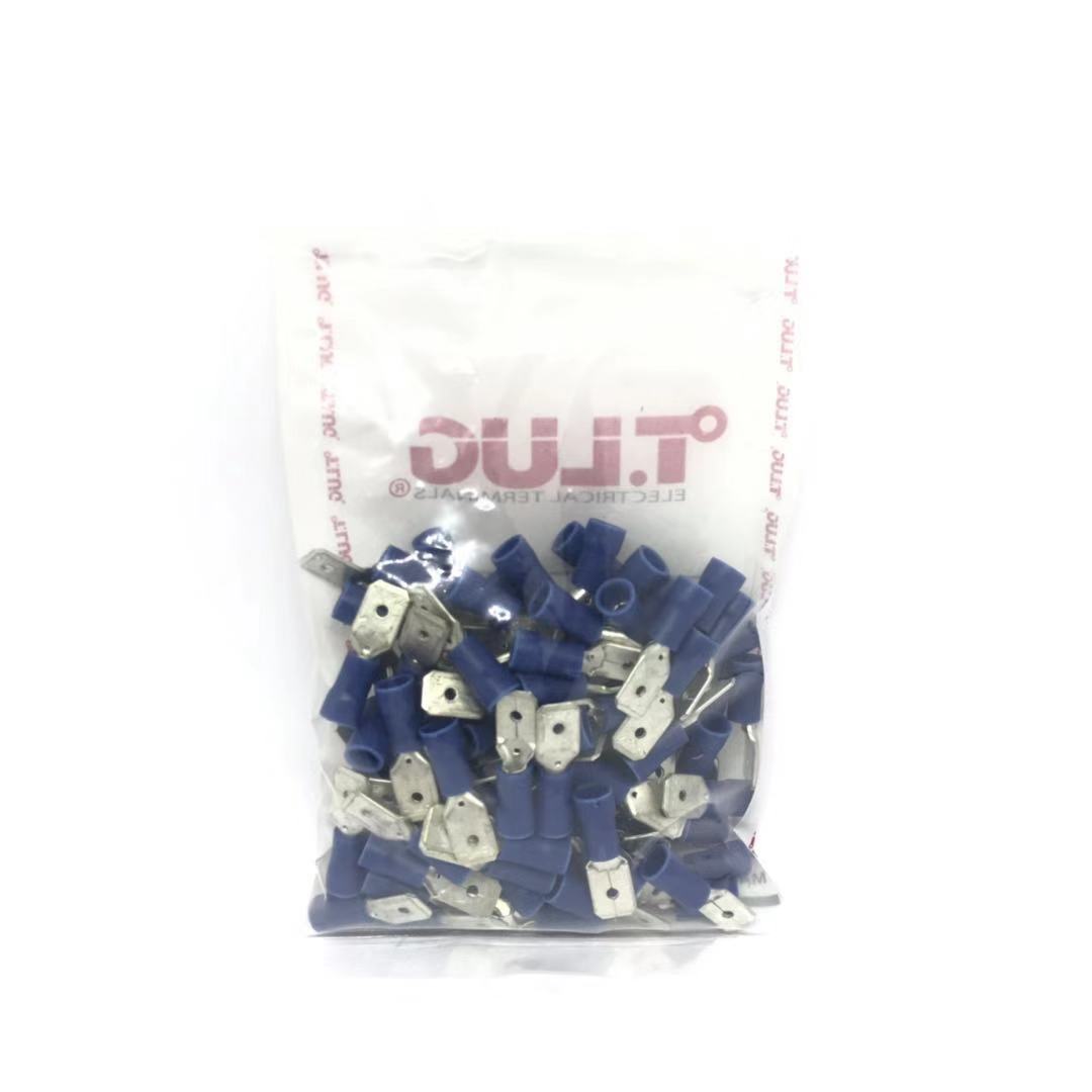 หัวเสียบตัวผู้ รุ่นแบนหุ้ม V (ราคา/ถุง)